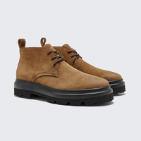 Chaussures de ville en daim de marque célèbre pour hommes