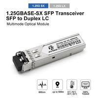 Transceivers SFP à fibre optique monomode duplex LC 1.25G GLC SFP-GE-LX-SM 1310nm 1550nm 20km 40km, module SFP pour routeur commutateur