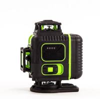 Niveau laser professionnel à 12 lignes Niveau laser industriel à faisceau vert avec distance de travail de 50m alimenté par batterie