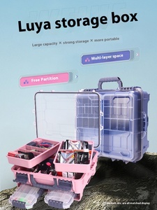 2.4KG ABS PP 낚시 태클 박스, 루어용 방수 보관 도구함 (강, 호수, 개울 낚시용) - Product Image 6