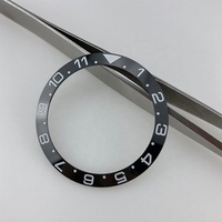 Insert de lunette en céramique inclinée de haute qualité 38 mm SKX007, nouvelle version H&T HT-C007-E, montre légère pour homme