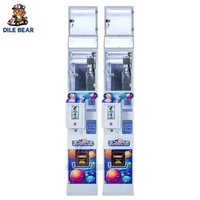 Mini machine à griffes personnalisable avec logo, machine de jeu d'arcade à monnayeur, petite machine distributrice de prix avec éclairage pour promotion