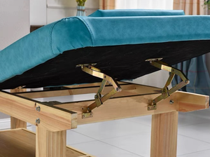 Mesa de Masaje Plegable Moderna con Reposacabezas Ajustable y Estructura de Madera para Spa, Salón de Belleza, Gimnasio y Sala de Estar - Precio de Fábrica - Product Image 4