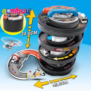 Circuit <span class=keywords><strong>de</strong></span> <span class=keywords><strong>course</strong></span> automobile en plastique avec emplacement déformé pour stationnement <span class=keywords><strong>de</strong></span> roues - Product Image 4