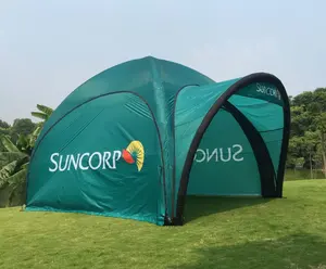 Tenda a baldacchino con Logo personalizzato protezione UV di alta qualità 600D Oxford baldacchino Gazebo tenda impermeabile Pop-Up per fiera tenda