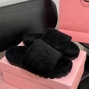 Pantuflas de Plataforma de Diseñador de Alta Calidad, Pantuflas de Piel Sintética, Pantuflas de Lujo para Exteriores, Sandalias de Mujer, Tallas Grandes - Product Image 5