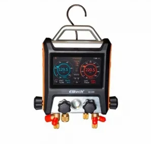 Manómetro Digital Inteligente de 4 Vías Elitech MS-4000, Pantalla Táctil de 5 Pulgadas, Garantía OEM de 1 Año, Presión/Temperatura/Vacío/Detección de Fugas - Product Image 2