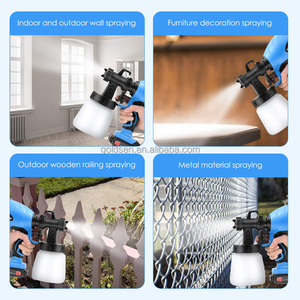 600W Nhà Tường & Vườn Công Nghiệp Hvlp Điện Súng Phun Mới Ba Lô Điện Máy Bơm Không Khí Sơn Phun Với Áp Lực Thức Ăn Loại - Product Image 3