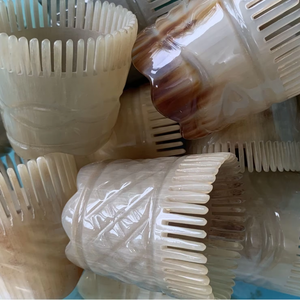 Estilo de corona de cuerno Champú de dientes de doble cara Peine Masaje de cabeza y peine de acupuntura Peine de acupuntura de cabeza de cuerno - Product Image 4