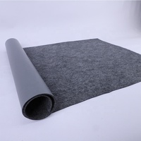 Feutre ignifuge non tissé testé UL 94, protection de sol pour barbecue, imperméable, résistant à l'huile, anti-fuite, avec support antidérapant