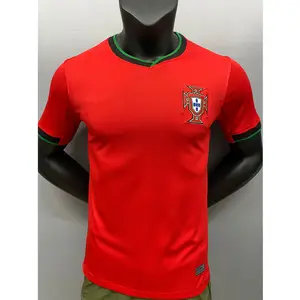 2024 국가 대표팀 브라질 독일 벨기에 포르투갈 스페인 프랑스 어웨이 홈 축구 셔츠 저지 축구웨어