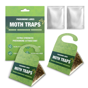 Phòng đựng thức ăn Moth bẫy 2-gói treo bẫy với Pheromone không độc hại dính keo bẫy cho thực phẩm tủ sâu bướm nhà bếp - Product Image 2