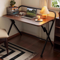 Vente directe d'usine Bureau pliable moderne Bureau d'ordinateur pliable Pas d'installation Pratique Table de bureau pratique