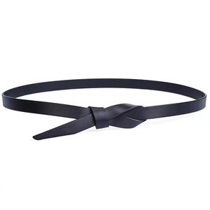 Cinturón anudado a la moda para <span class=keywords><strong>mujer</strong></span>, decoración fina con vestido, suéter, traje, cintura, cuero, abrigo versátil, cinturón pequeño para <span class=keywords><strong>mujer</strong></span> - Product Image 1