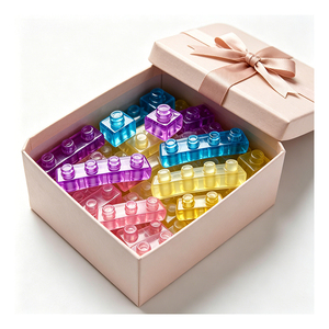 Bloques de Gelatina Flexibles, Kit de Aprendizaje Infantil, Juego de Torre de Clasificación y Emparejamiento de Texturas Sensoriales, Aventura Portátil de Motricidad Fina - Product Image 6