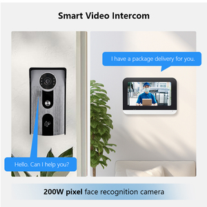 Videoportero IP Tuya con Cerradura Eléctrica, Sistema de Intercomunicación con Pantalla Táctil de 7 Pulgadas, Resistente al Agua IP65, Resolución de 1080P, Garantía de Dos Años - Product Image 3