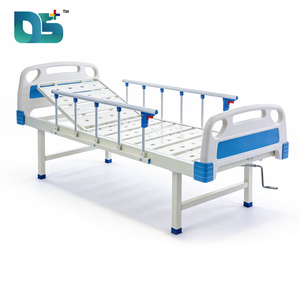 नई आयरन फ्रेम एब्स हेड यूनिट सस्ती कीमतें 1 क्रैंक मेडिकल एडजस्टेबल मैनुअल अस्पताल नर्सिंग बेड - Product Image 1