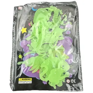 10 Packs Of Chinese Zodiac Glow-in-the-dark Stickers Glowing Plastic Three-dimensional No-frills Cattle Monkeys Rabbits