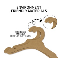 Les cintres adultes de chemise de carton de papier recyclable d'Eco recyclable recyclent le cintre
