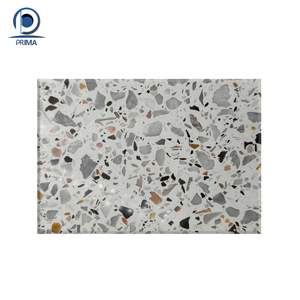 Prima Personnalisable Haut de Gamme Artificielle Terrazzo Pierre Rustique Particule Forme Solide Surface Feuille Blazing Marbre Hôtels Planchers - Product Image 5