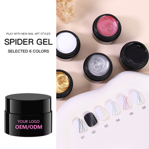 Gel UV <span class=keywords><strong>semi</strong></span>-<span class=keywords><strong>permanent</strong></span> Spider en gros avec constructeur d'ongles pour la peinture DIY, le dessin, la manucure, le <span class=keywords><strong>vernis</strong></span>, le nail art, le liner, couleurs MIX - Product Image 1