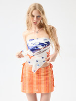 Pañuelo Cuadrado Original California Star para Mujer, Versátil, Tipo Bandana, para Verano, Playa, o como Pareo