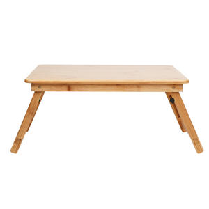 Soporte plegable para ordenador portátil Nan Bamboo, mesa convertible de tamaño pequeño y mediano con ranura para tarjetas o sin ranura para portátiles FT1335 - Product Image 5