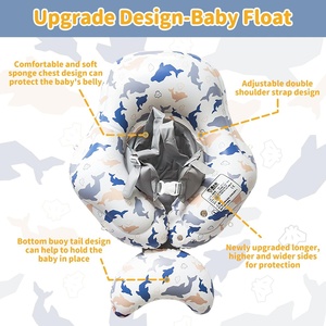 Flotteur gonflable pour bébé en PVC pour piscine avec siège, sécurité et confort, flotteur pour bébé avec protection solaire - Product Image 3