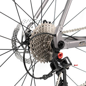 Vélo Gravel G2 24 Vitesses en Fibre de Carbone pour Course sur Route Pédales Classiques Frein à Disque pour Conduite Tout-Terrain Style Urbain - Product Image 6