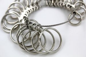 गहने उपकरण चांदी धातु की अंगूठी Sizer गेज खराद का धुरा फिंगर नौकरशाही का आकार घटाने - Product Image 2