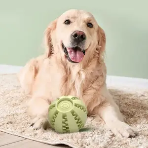 Unzerstörbares Pet Chew Ball Spielzeug für mittelgroße Rassen Aggressive Chewers Pet Toys in Lebensmittel qualität