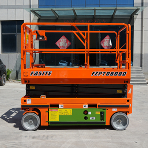 Plateforme de travail aérienne hydraulique automotrice de 6 m, élévateur à ciseaux mobile pour l'entretien des entrepôts FZPT0608D, machines de levage FZPT06 - Product Image 3