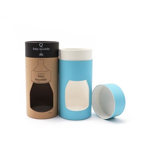 Boîte Cadeau Spécialisée en Carton Recyclable pour Emballage Cylindrique en Papier avec Fenêtre Transparente pour Aliments et Vêtements - Product Image 4