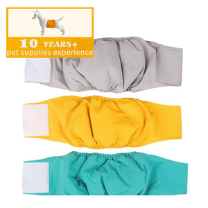 Ventes flash : Culottes pour chien en polyester <span class=keywords><strong>classique</strong></span>, design de créateur, réutilisables, lavables, bande abdominale, vêtements pour chiens de Jiangsu - Product Image 1