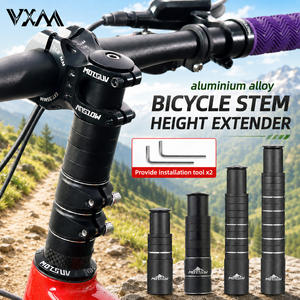 MOTSUV Tige de Guidon Réglable Antirouille et Anti-décoloration en Aluminium, Rallonge Universelle pour <span class=keywords><strong>VTT</strong></span> et Vélo de Route - Product Image 1