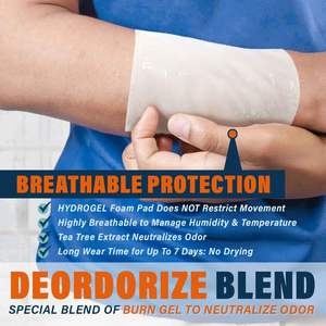 Kustom Pabrik yang disetujui langsung 4 "X 4" membakar saus, membakar Gel pendingin menenangkan krim bantuan pertama membakar persediaan - Product Image 6