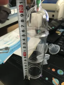 Set bekam vakum perawatan kesehatan pria, pistol pompa plastik dengan cangkir hisap untuk pijat tubuh detoks terapi anti-selulit - Product Image 6