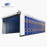 Station de préparation de peinture pour camions et conteneurs, équipement de peinture, cabine de pulvérisation rétractable/mobile/portable