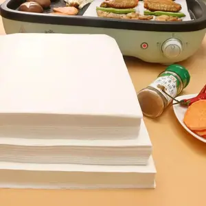 Individuelles 30 × 40 × 40 × 60 cm wasserdichtes Küchen-Bäckpapier lebensmittelqualität fettdichtes Backpapier aus Silikon Ölfestpapier für Barbuce