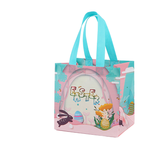 Non-woven Tote <b>Bag</b> Durable Letter Pattern <b>Medium</b> Size Reusable Waterproof Fabric Shoulder Strap Daily Shopping OEM in Vietnam - Product Image 1