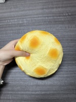 Mainan Fidget Roti Panggang Lembut PU Lucu Slow Rise, Kenyal dan Empuk untuk Menghilangkan Stres