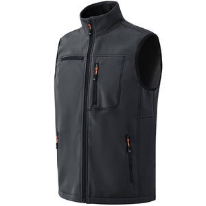 Gilet de golf personnalisé léger et souple pour hommes, vêtements d'hiver de haute qualité, col mandarin, nouveau design, imperméable, fermeture éclair complète, décontracté - Product Image 4