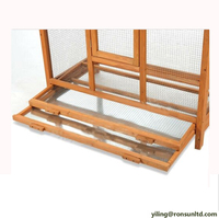 Cage à oiseaux en bois de haute qualité pour jardin extérieur Cage à oiseaux pour animaux de compagnie imperméable DIY Grande cage à perroquets