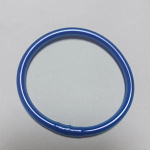 Pulsera de Silicona PVC Multicolor para Mujer al por Mayor, Joyería Barata, Pulsera de Silicona con Lámina de Oro, Pulsera Brillante de Gelatina Colorida - Product Image 6