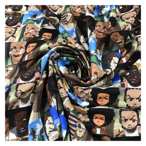 Các <span class=keywords><strong>Factory</strong></span> Outlet Phổ Biến Anime Boondock Phim Hoạt Hình Thiết Kế Thoáng Khí Quilting 100 Cotton Poplin Vải Cho Quần Áo - Product Image 4