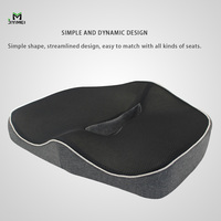 Coussin de siège ergonomique JYM en mousse à mémoire de forme et maille respirante, le plus vendu, pour chaise de bureau et voiture, soulagement des douleurs sciatiques et du coccyx, prêt à expédier (RTS)