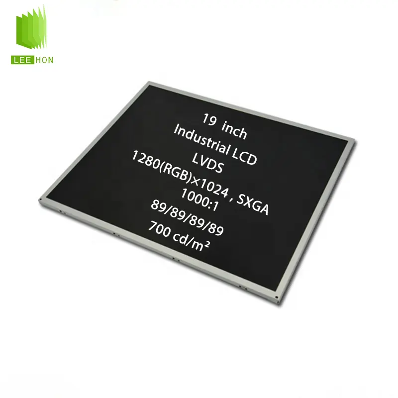 شاشة عرض LCD TFT مقاس 19 بوصة بجودة 1280(RGB)x1024 فرق كبير لوحة شاشة LCD أصلية وحدات LCD