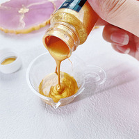 YS Or Métallique Peinture Acrylique Étanche Non Fané pour Statuaire Coloration DIY Peint À La Main Vêtements Liquide Graffiti Pigments