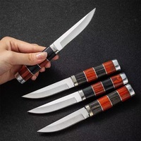 Couteau à mouton couteau à boeuf Camping chasse outils de plein air lame épaisse avec gaine en cuir et nylon
