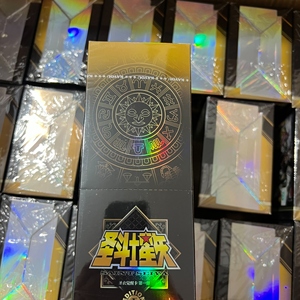 การ์ดผ้าอนิเมะเซนต์เซย่าแบบยกกล่องขายส่ง, การ์ดสะสมเซนต์อาเธน่าสีทอง, ของเล่นเด็กสำหรับเป็นของขวัญ - Product Image 4